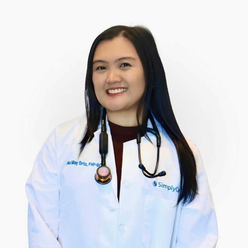 Portrait of Erika May Ortiz, FNP-C, board-certified family nurse practitioner